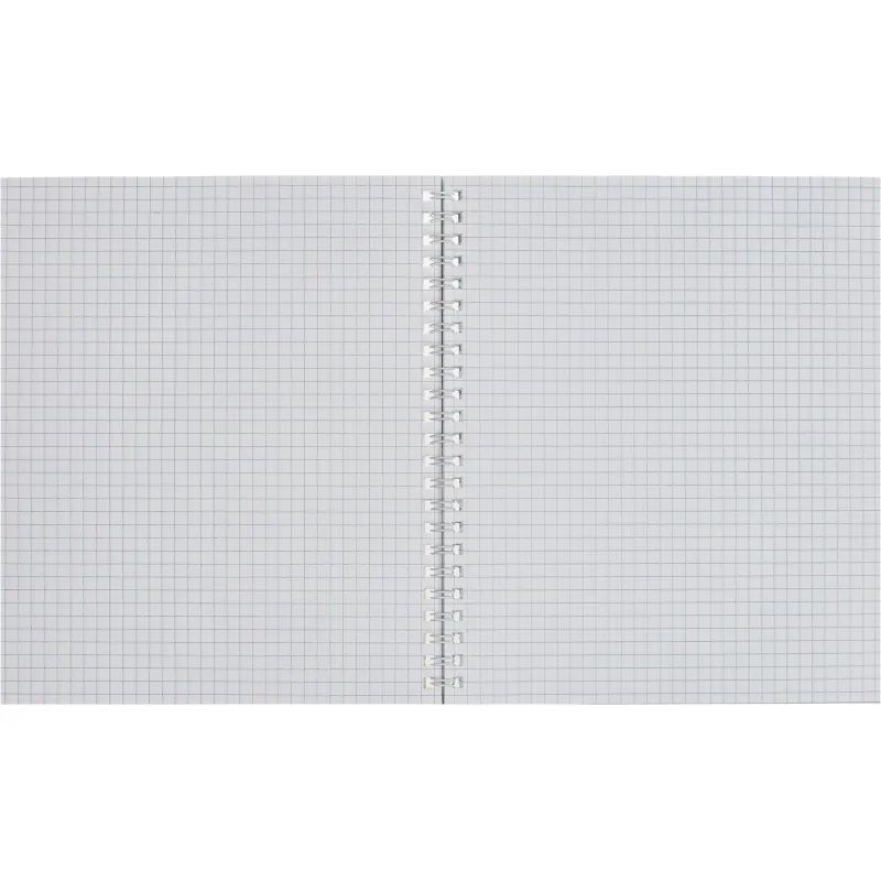 Тетрадь общая Attache,60л,клет,А5,спир,обл.мел.карт