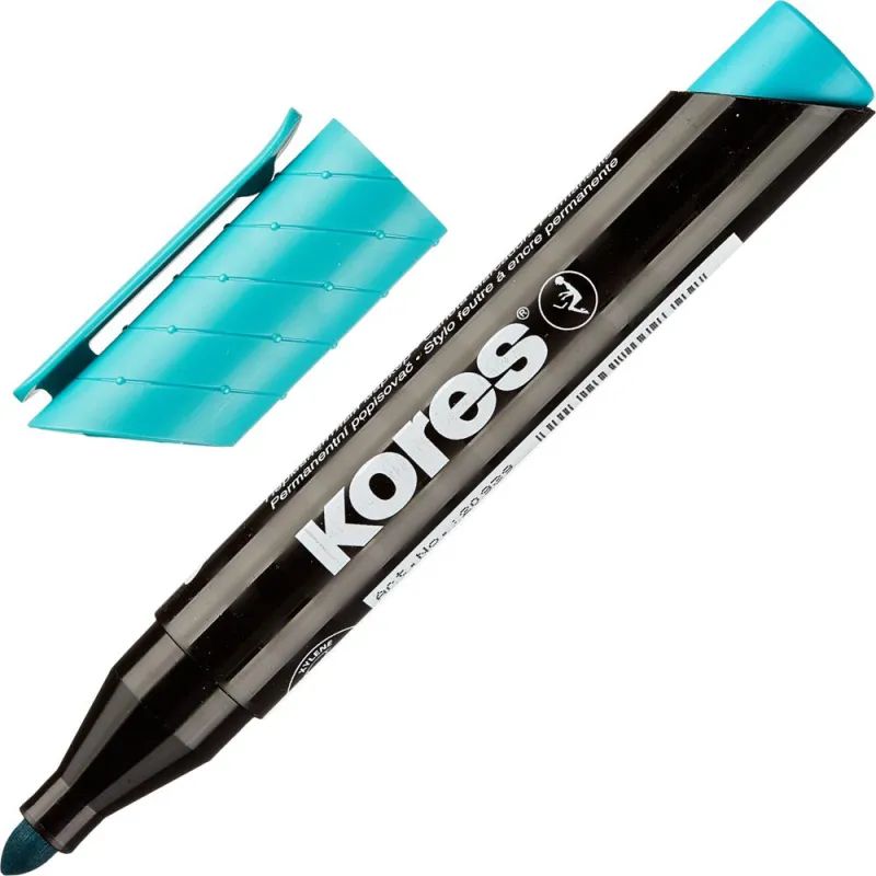 Маркер перманентный KORES набор 6 цв. 1,5-3 мм круглый наконечник &#039;20902