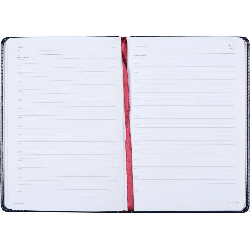 Ежедневник недатированный синий,А5,145х205мм,136л, Sidney NEBRASKA 3-128/04