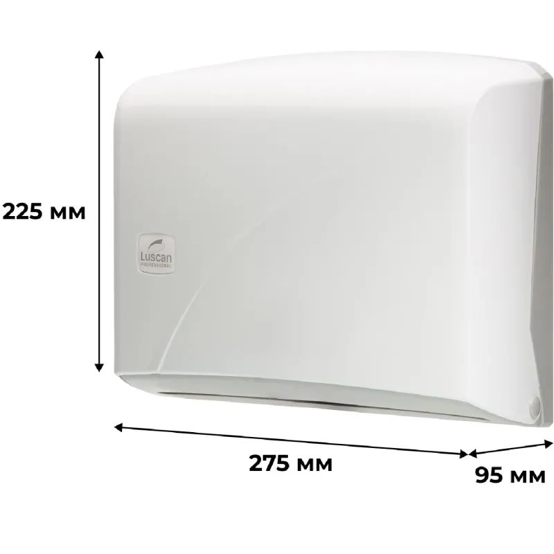 Диспенсер для полотенец лист Luscan Professional Zсложбелый