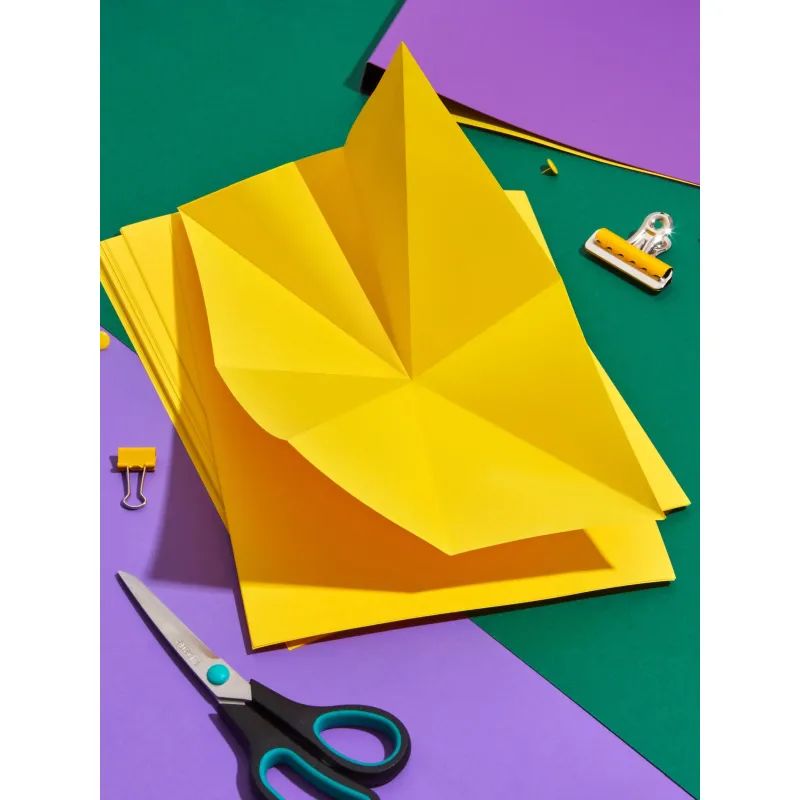 Бумага цветная Комус Color (лимон интенсив), 80г, А4, 50 л.