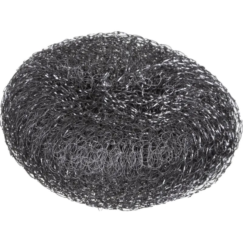 Губка-мочалка металлическая большая D=9,5см.,вес=34,8гр. PACLAN