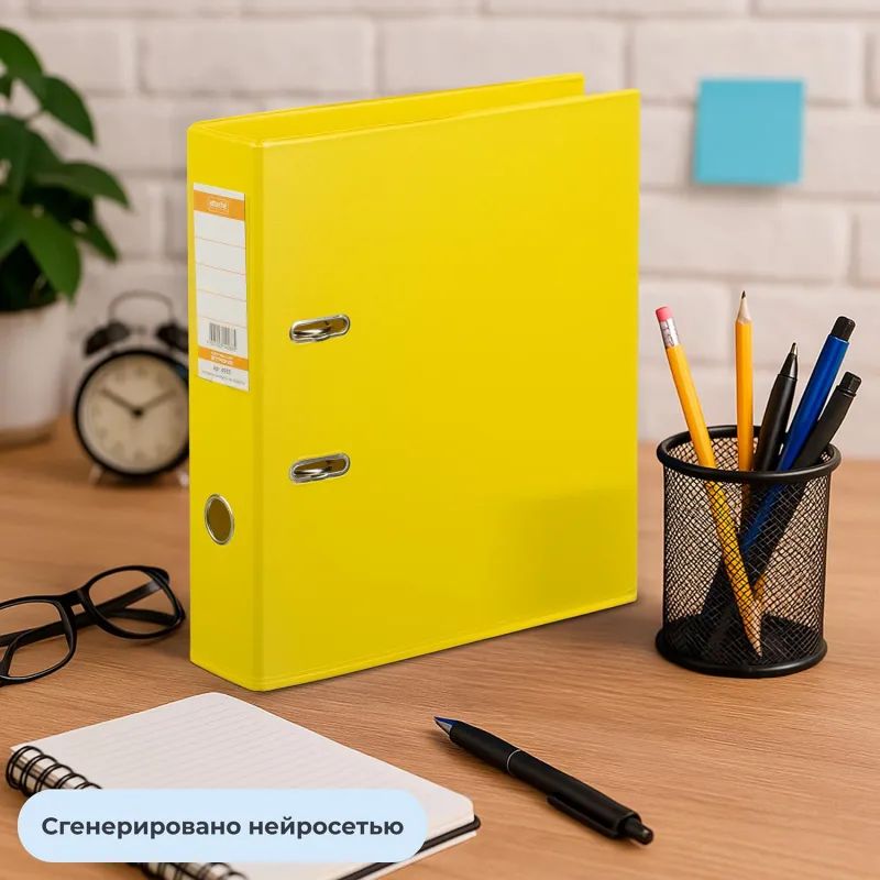 Папка-регистратор Attache Selection Strong Line 1450-06 70мм желт карм.кор