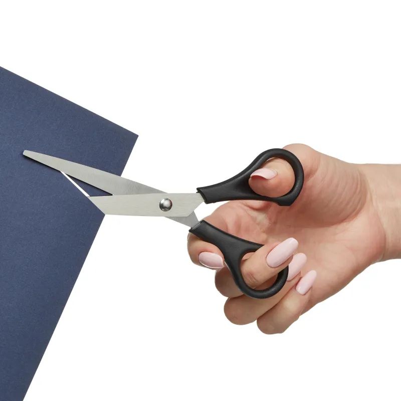 Ножницы Attache Economy 160 мм с пластик симметричными ручками,черный