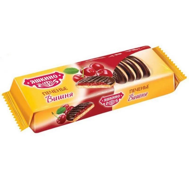 Печенье сдобное Яшкино вишня 137г ЯП207