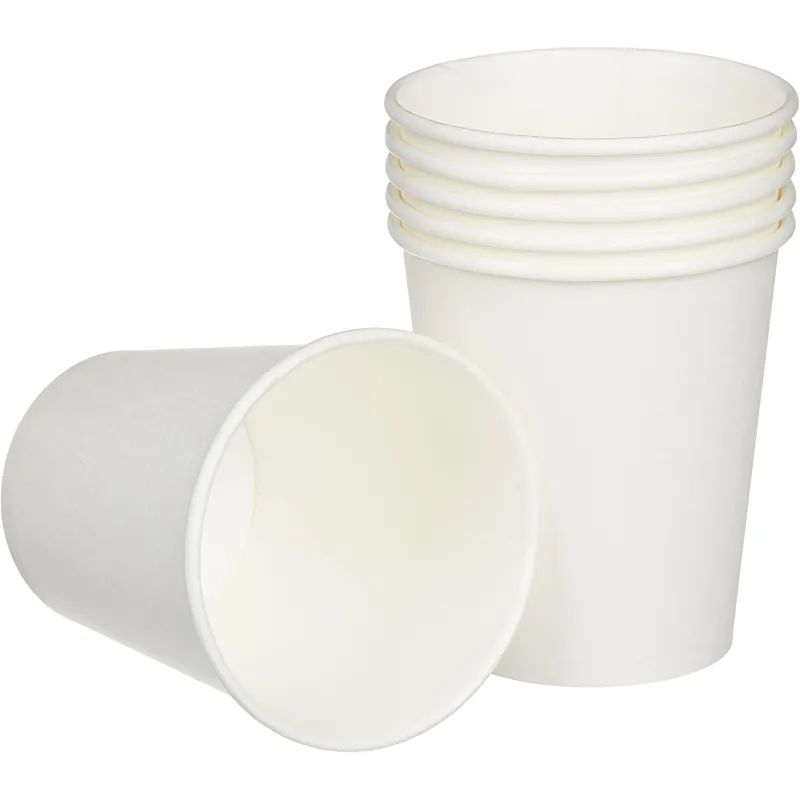 Стакан одноразовый бум однослойный d-80мм 200мл белый 50шт/уп