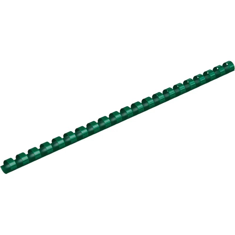 Пружины для переплета пластиковые Promega office 12мм зел. 100шт/уп.