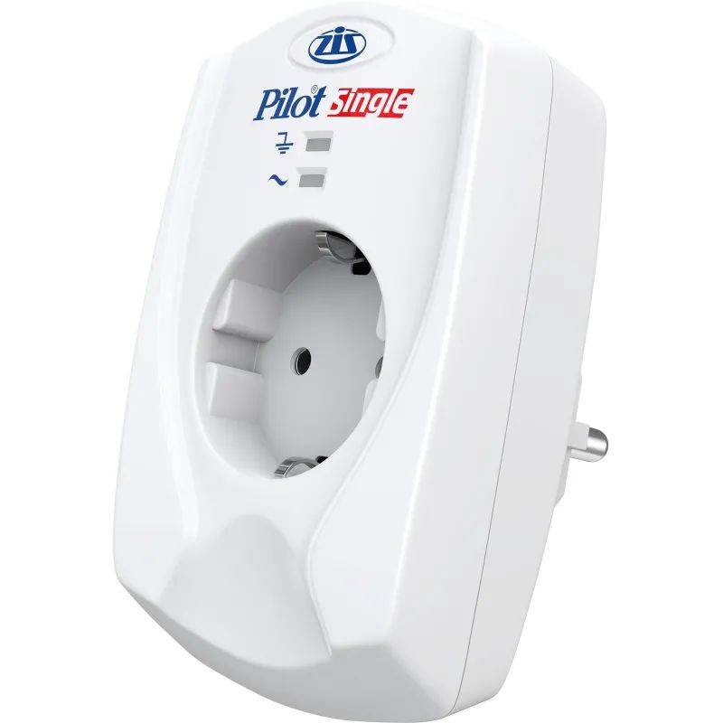 Сетевой фильтр PILOT Single, 1розетка, белый