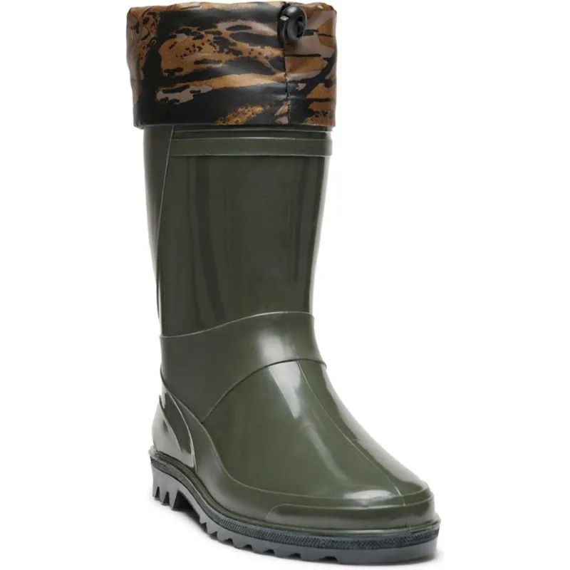 Сапоги мужские цв.оливковый мод.141/01 (р.39) (247) ПВХ с надставкой