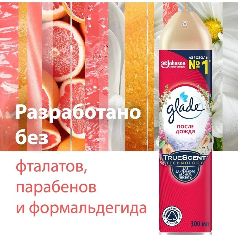 Освежитель воздуха GLADE После дождя 300мл