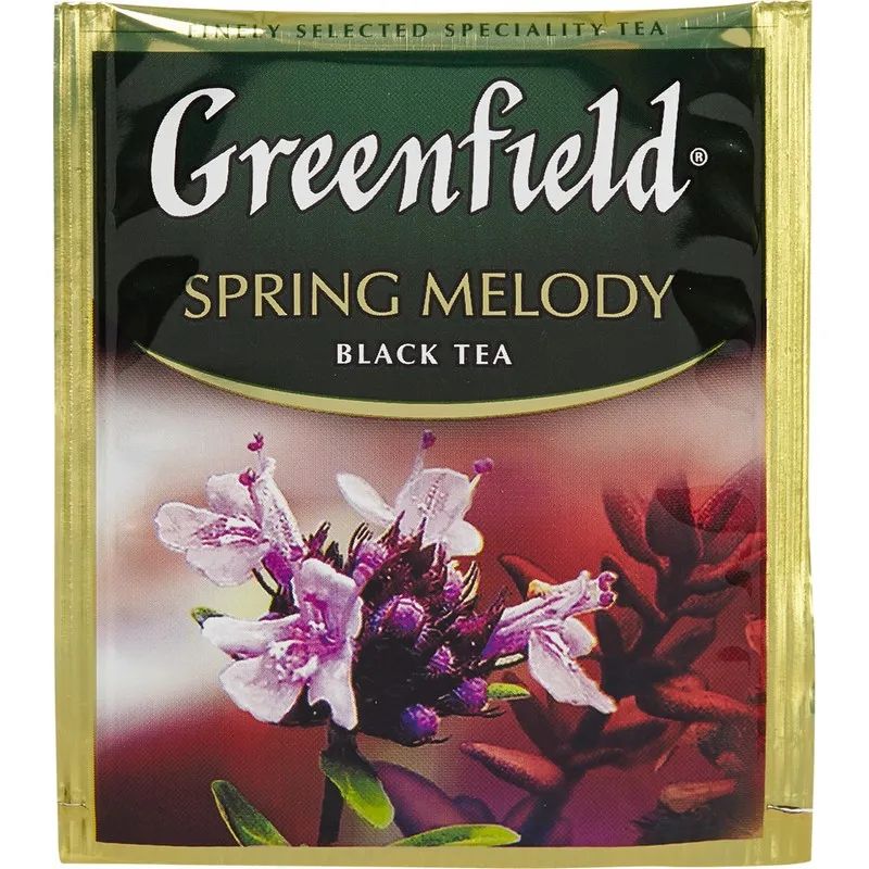 Чай Greenfield Spring Melody черный фольгир.100 пак 1065-09 Т