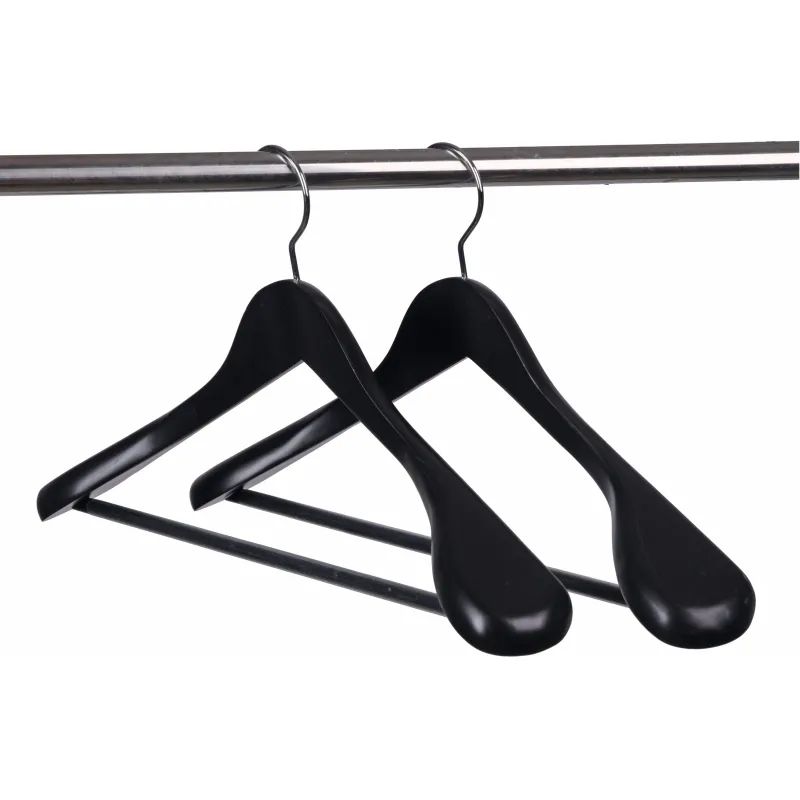 Вешалка-плечики WW_Attache CU9632М-B/LH031-B дер,перек,анат,р48-50 черная