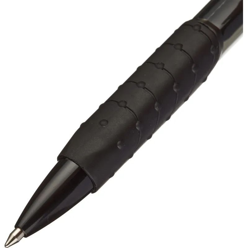 Ручка шариковая автомат. KORES К6 треуг.корп,манж,0,5мм, черн