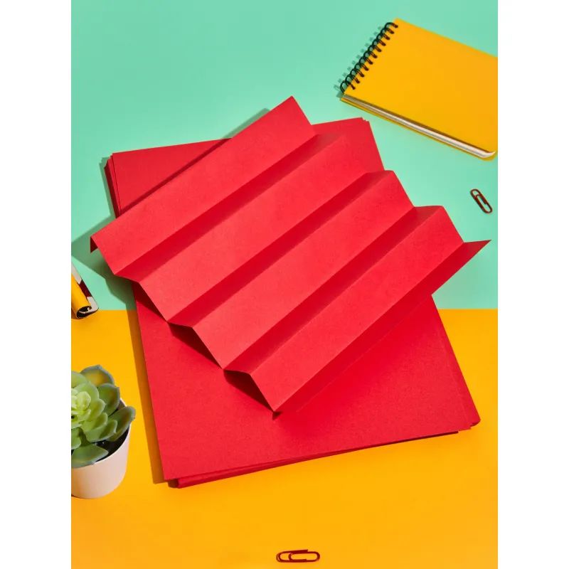 Бумага цветная Комус Color (красный интенсив), 80г, А4, 100 л.