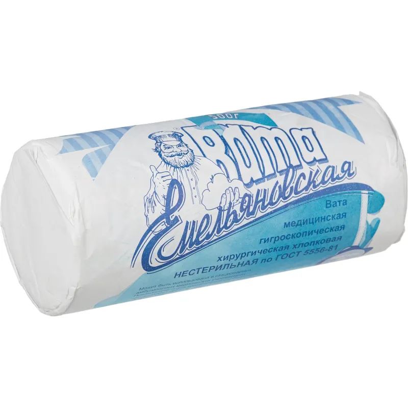 Перевяз. ср-ва Вата хир. нестер. 500г  Емельяновская ШК0195