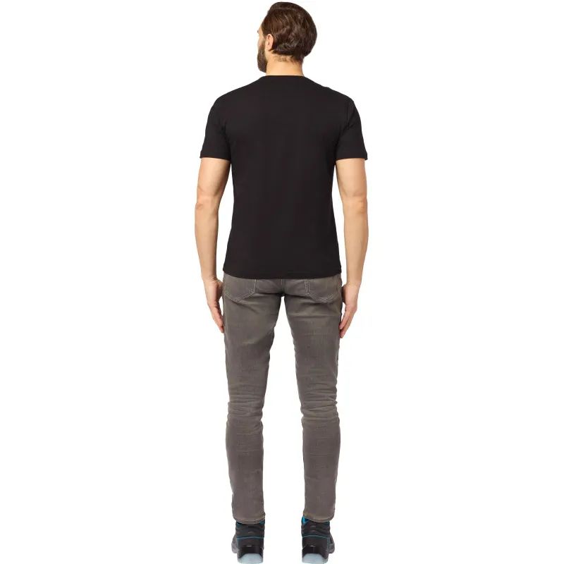 Футболка (160 г.) с кор.рукавом чрн.(XXL)