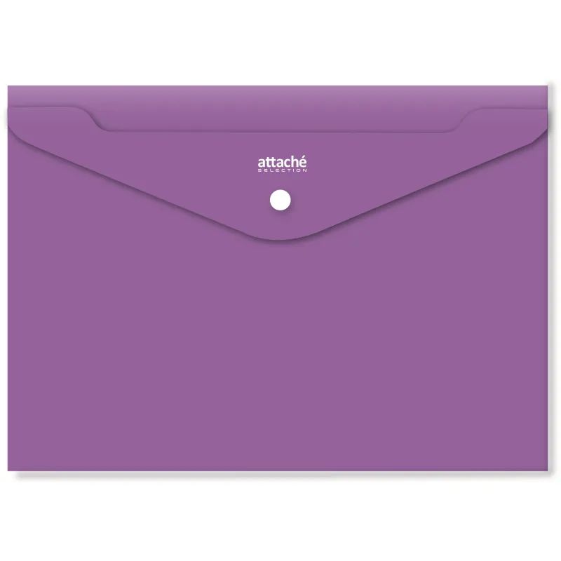 Папка-конверт на кнопке Attache Selection Crocus 6шт в уп.