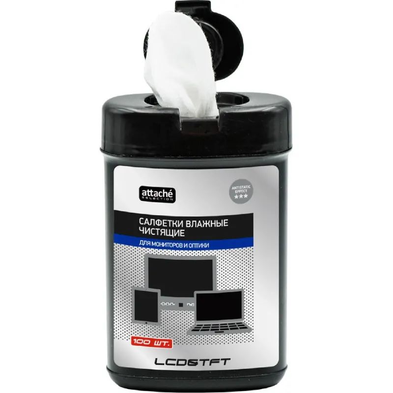 Салфетки д/экранов Luscan, малая туба, 100 шт, 90х115