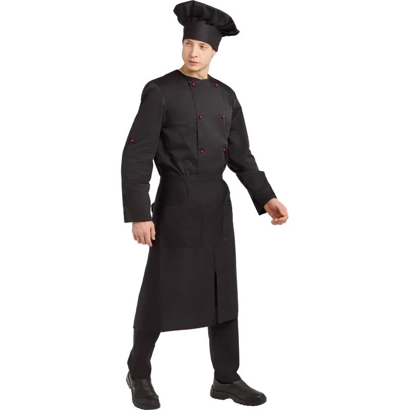 Фартук поварской универсальный черный