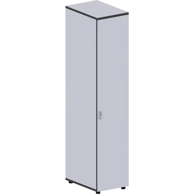 Гардероб MS_Агат узкий АСС-59 серый