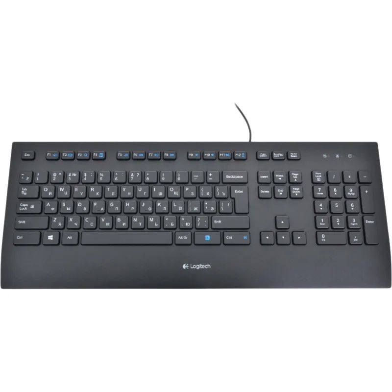 Клавиатура Logitech K280e черный USB (920-005215)