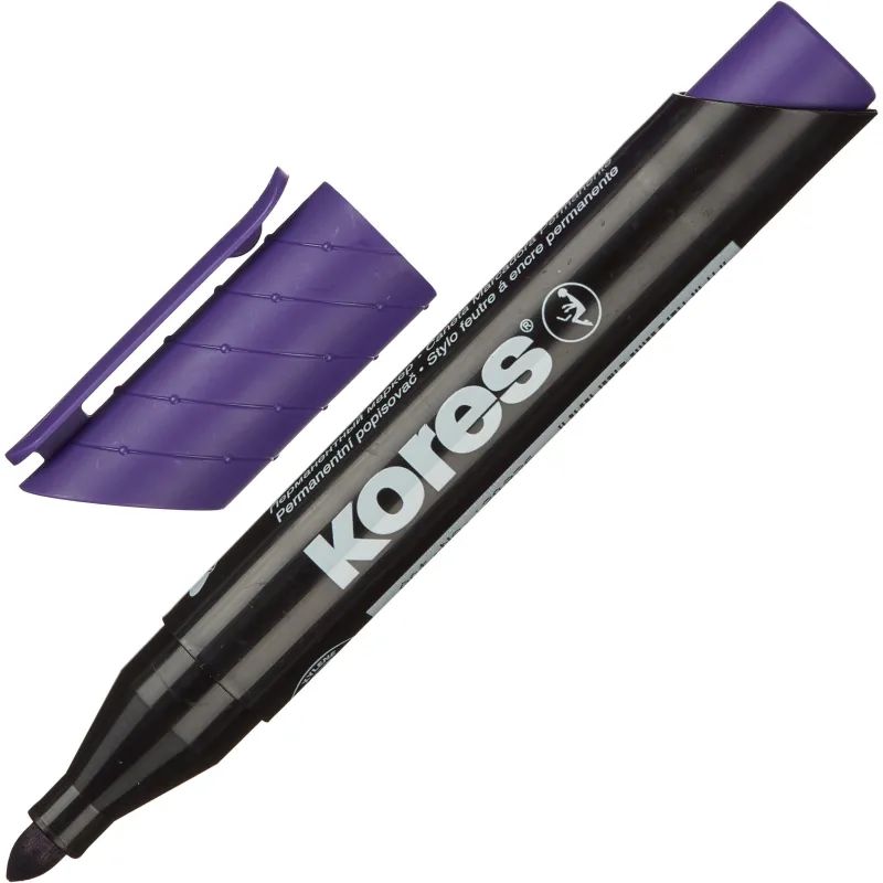Маркер перманентный KORES набор 10 цв. 1,5-3 мм круглый наконечник &#039;20900