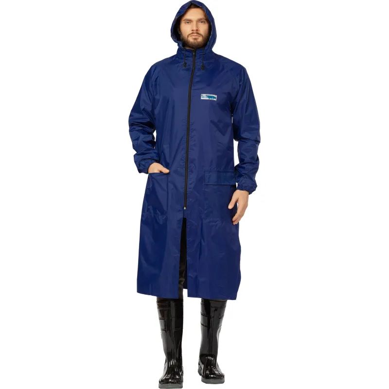 Плащ влагозащитный ПВХ Poseidon син 56-58/182-188