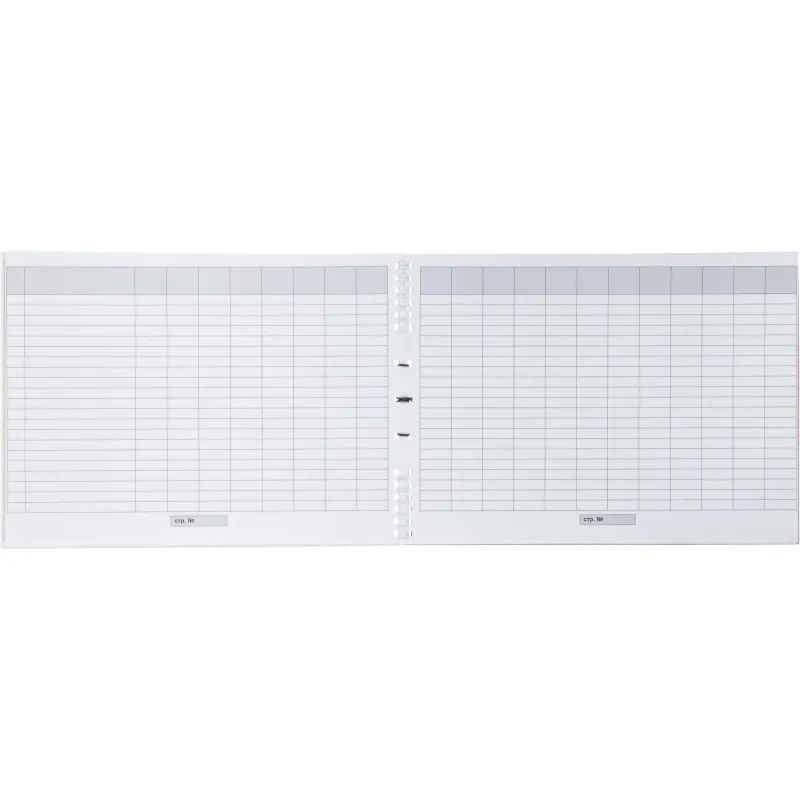 Книга учета горизонтальная. пустографка,А4, 50л