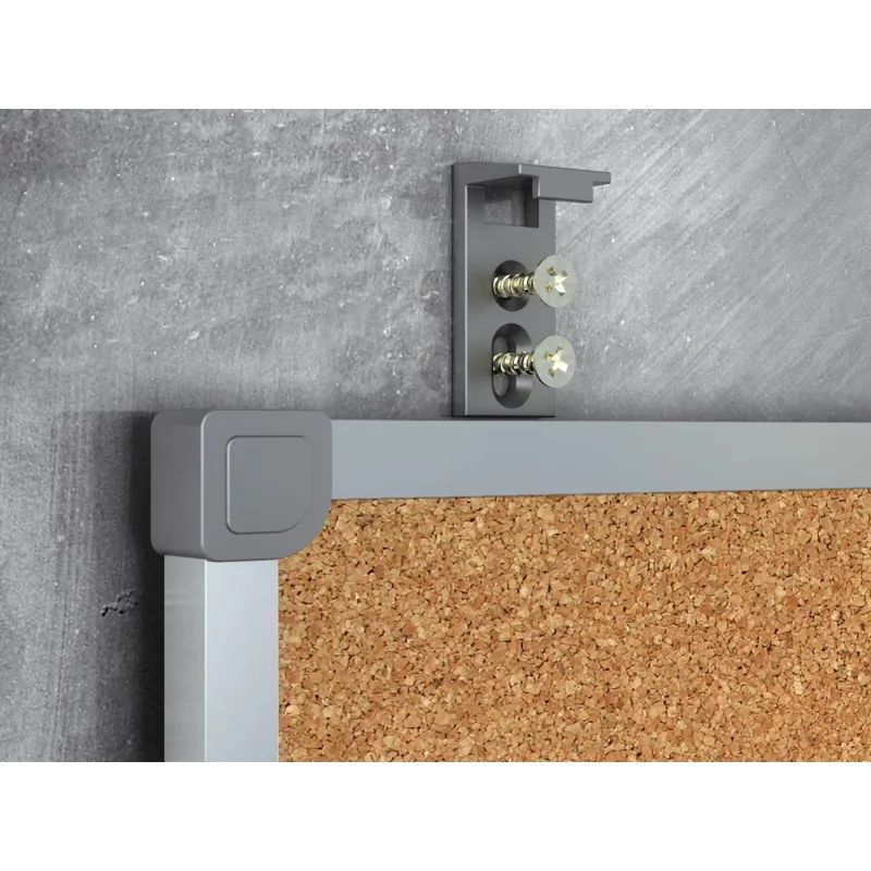 Доска для информации комб.пробков/магн-маркерная лак 60х90см алюм.ра Combo