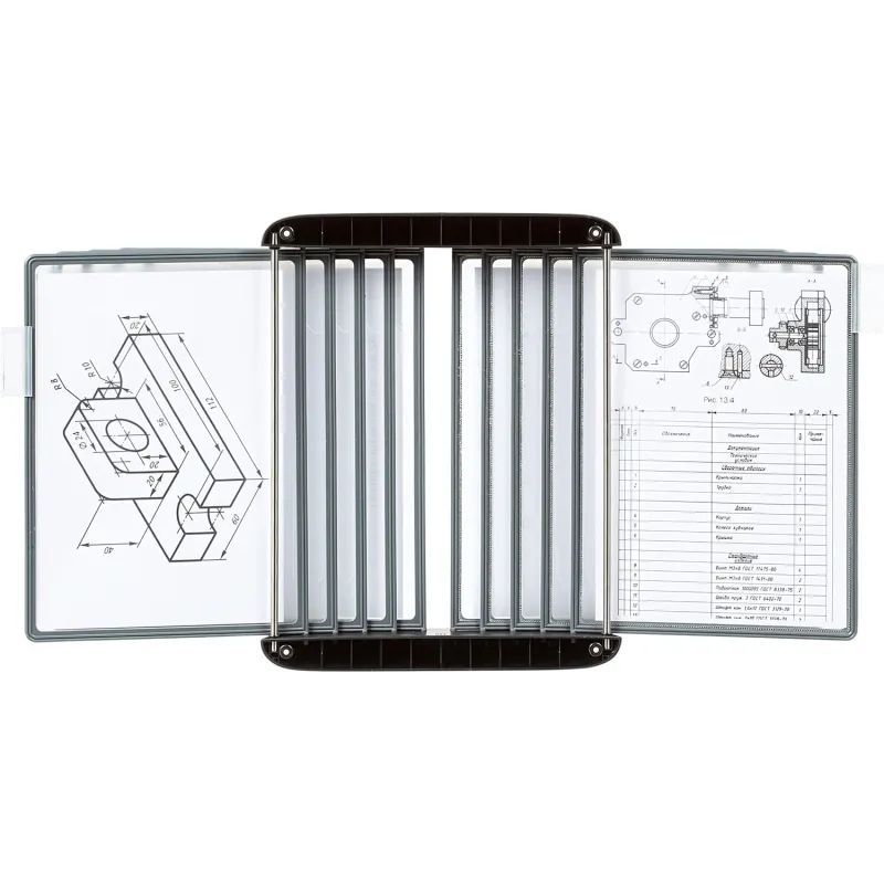 Демосистема настенная Promega office FDS012 10 пан., черный пластик