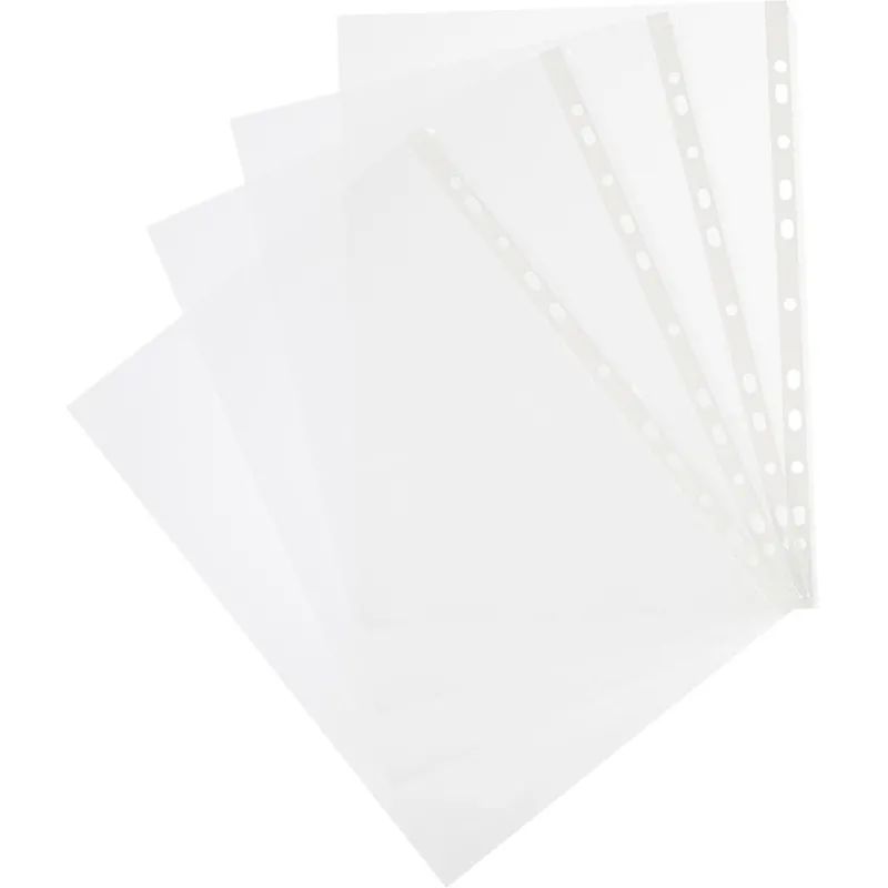 Файл-вкладыш Стандарт  А4 30мкм Attache с  перфорацией,100 шт