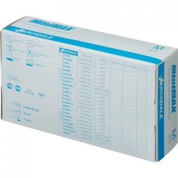 Мед.смотров. перчатки латекс., нестер., с пудрой 31 MiniMax (M) 50 пар/уп