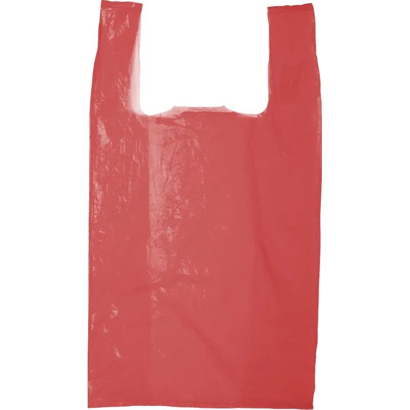 Пакет-майка ПНД 38+20х68 25мкм цветной 100шт./уп.