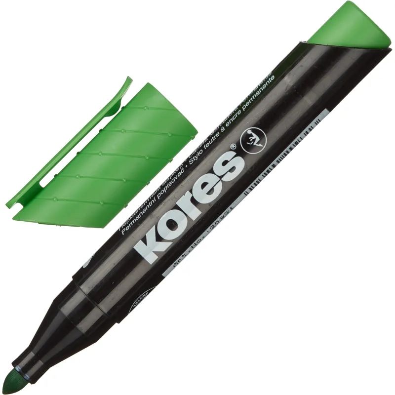 Маркер перманентный KORES набор 10 цв. 1,5-3 мм круглый наконечник &#039;20900