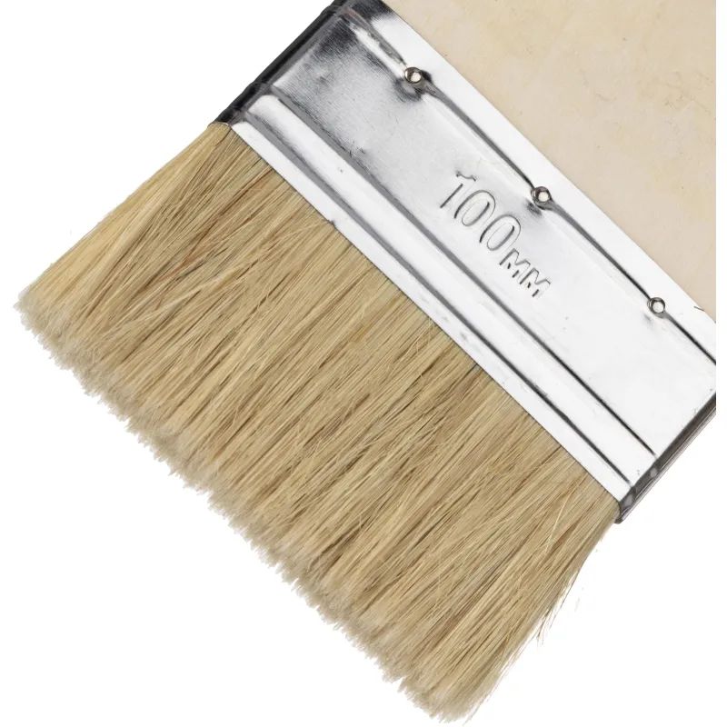 Кисть плоская 4&quot;/100 мм, натур.щетина STAYER 0101-100