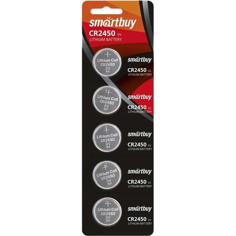 Батарейка Smartbuy CR2450 5шт/бл (SBBL-2450-5B)