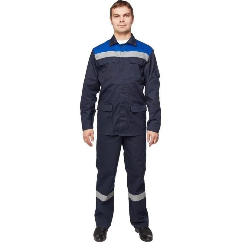 Костюм летний муж л05-КБР син/вас (р.56-58) 170-176 (Арсенал-СП)