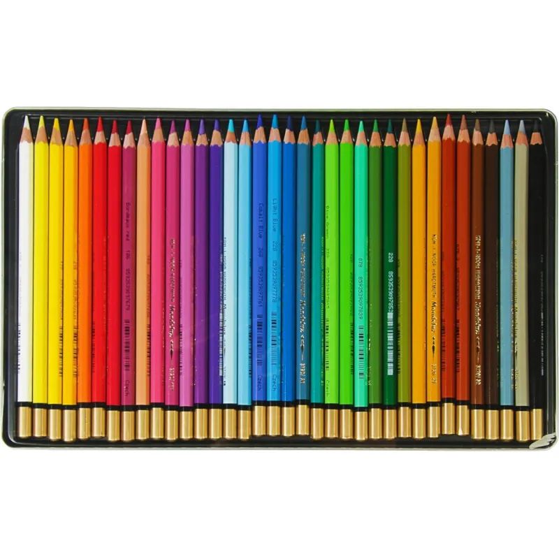 Карандаши акварельные 36цв./наб. KOH-I-NOOR 3725 в мет.боксе Чехия