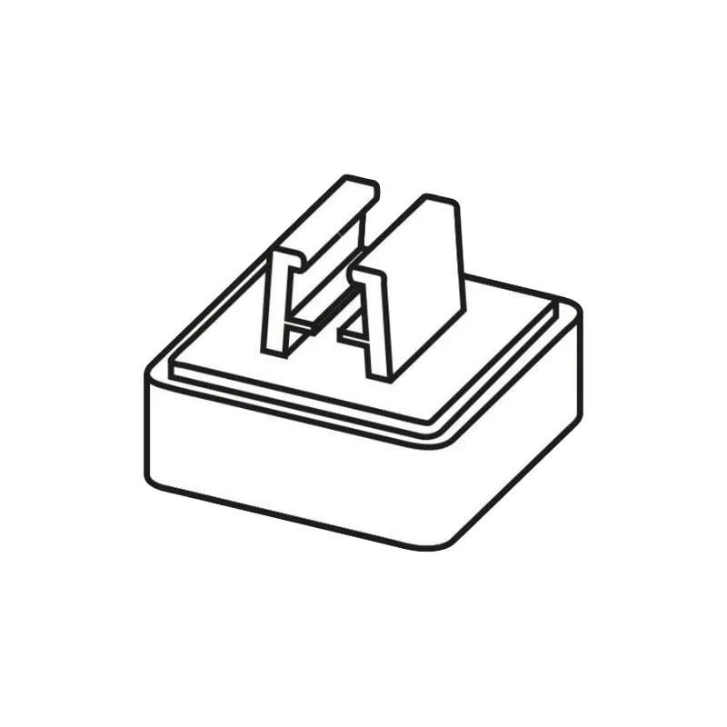 Держатель рамки под углом 90° к поверхности 35х35мм квад., 10 шт/уп