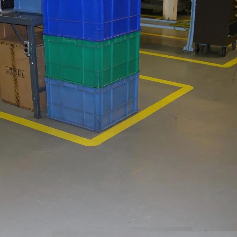 Лента для разметки ПВХ желтый 50мм*33м (KMSG05033)