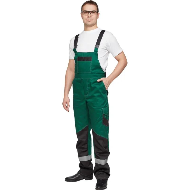 Костюм летний муж л21-КПК зел/чер (р.44-46) 182-188 (серия Л)