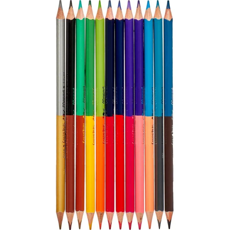 Карандаши цветные Maped COLOR&#039;PEPS DUO COLORS двухст,3хгр,дерев,24цв,829600