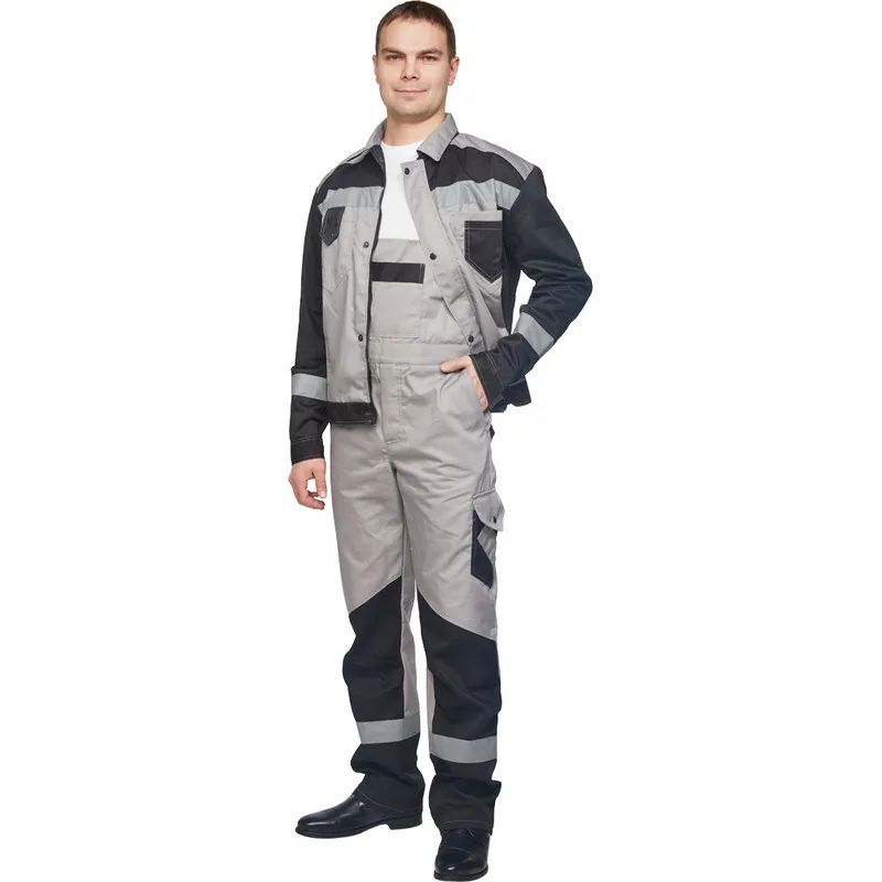 Костюм летний муж л21-КПК сер/чер (р.64-66) 182-188 (серия Л)