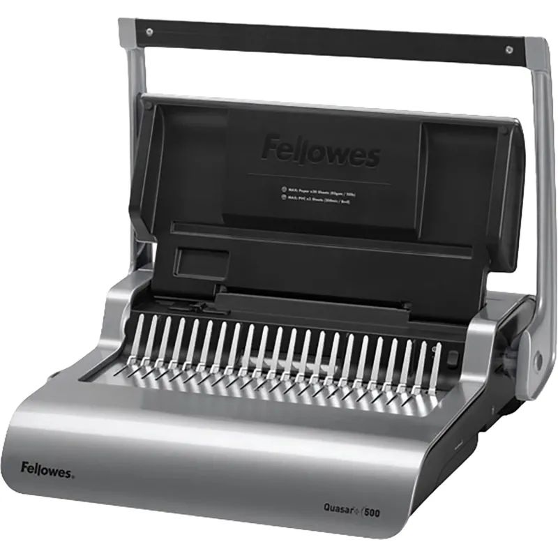 Брошюровщик Fellowes Quasar+, А4, 25л./500л., пл.пруж.