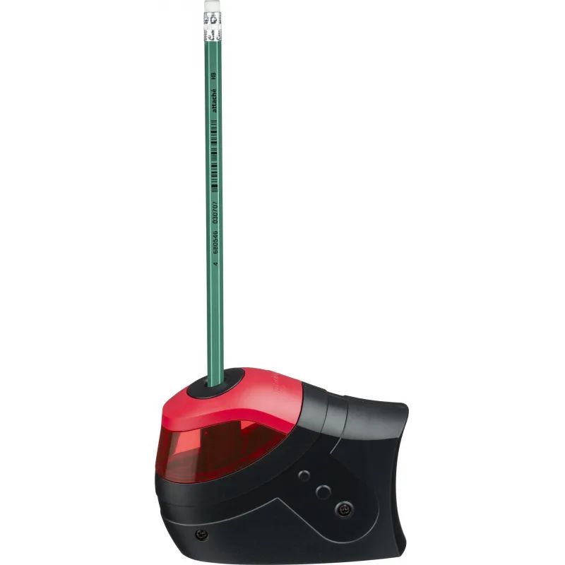 Точилка Maped TURBO TWIST электрич,с контейнером,1 отв,черно-красный,26031