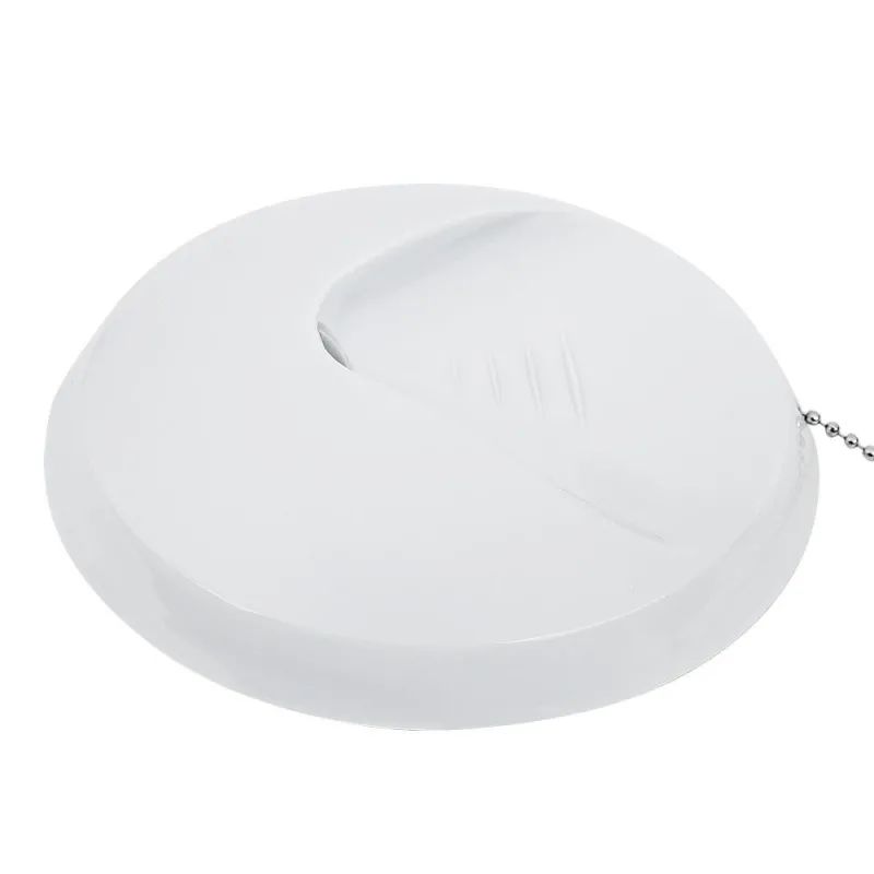 Ручка шариковая на подставке на липучке KP1009 в держателе с цепочк цв.бел