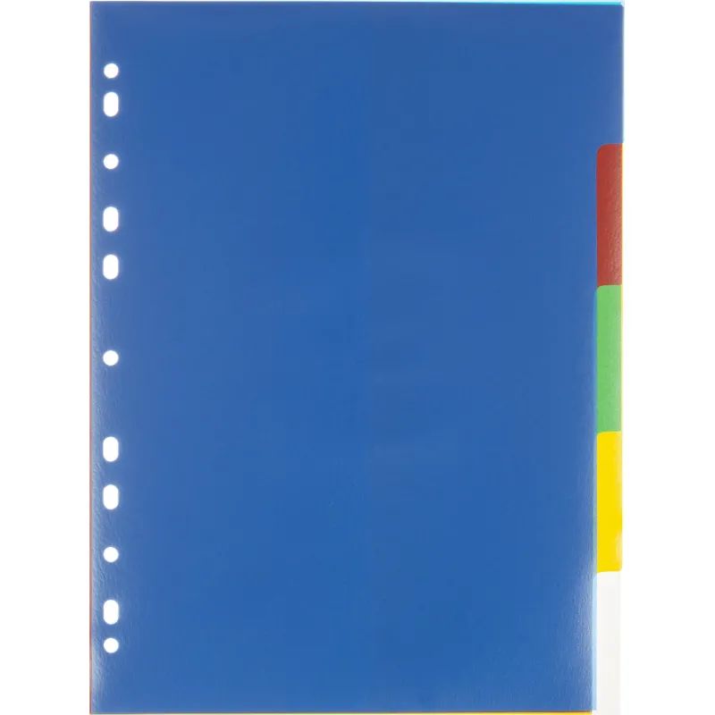 Разделитель листов 5 цв. пластик, Attache Economy