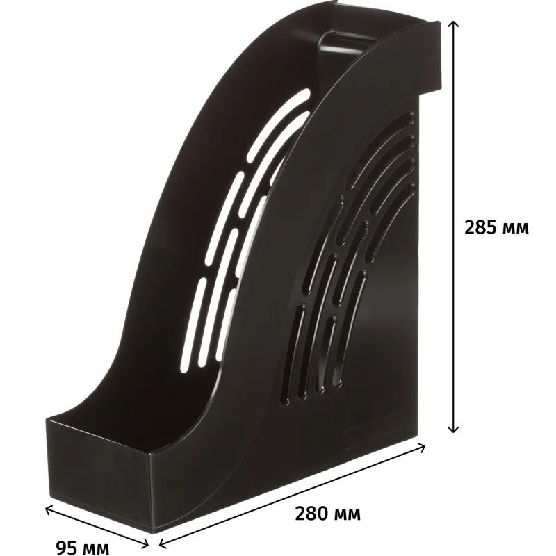 Лоток вертикальный ATTACHE 95мм черный 2 шт/у