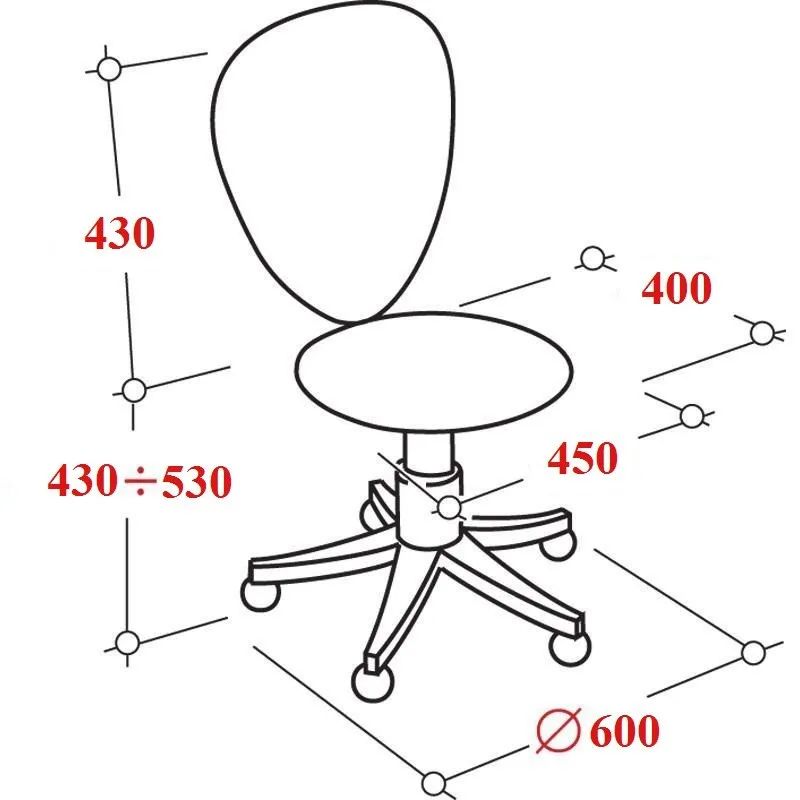 Кресло UT_ZERO кожзам, 36-01, белый