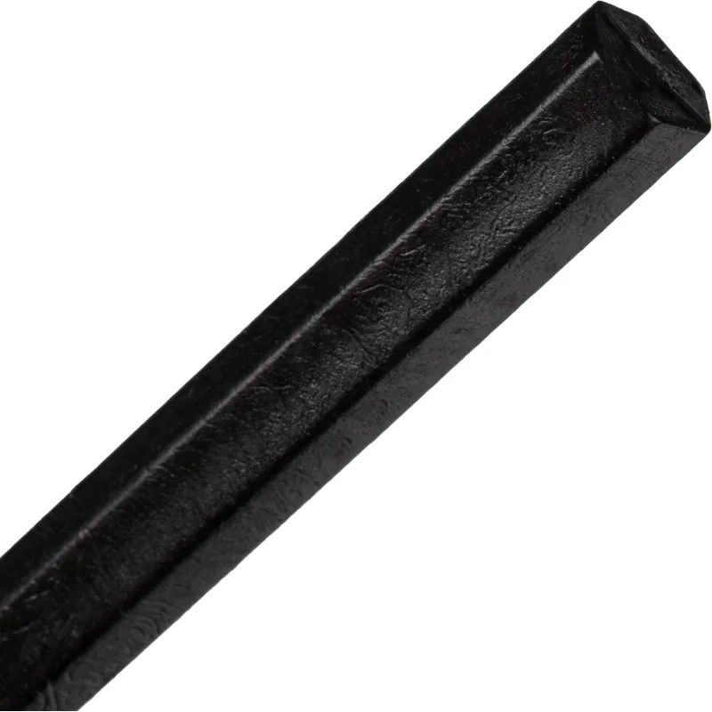 Мелки восковые шестигранные 12 штук черные